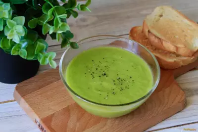 Суп пюре из зеленой фасоли рецепт с фото