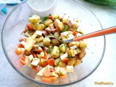 Легкий салат с корнем сельдерея рецепт с фото