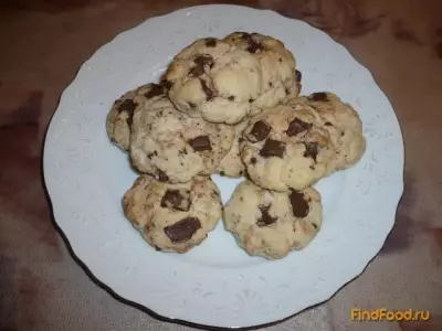 Постное печенье с шоколадом рецепт с фото