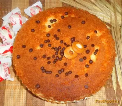 Торт с творожно-заварным кремом рецепт с фото