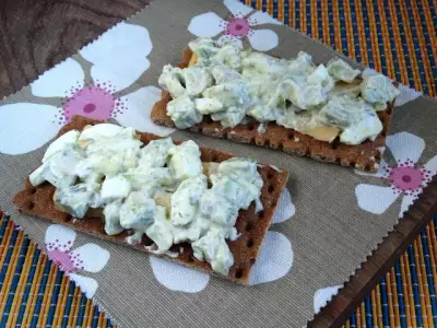 Бутерброды с авокадо сыром и яйцом рецепт с фото