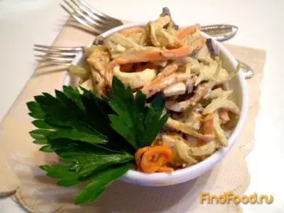 Салат печеночный с морковью по-корейски рецепт с фото