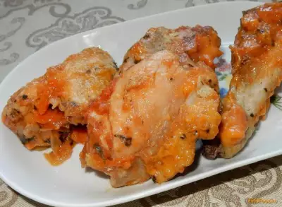 Курица в остром томатном соусе рецепт с фото