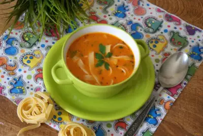 Куриный суп в итальянском стиле рецепт с фото