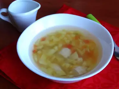 Куриный суп с цукини рецепт с фото