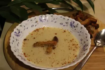 Суп-пюре из цветной капусты рецепт с фото
