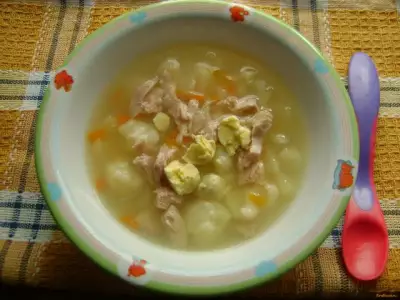 Детский суп с цветной капустой рецепт с фото