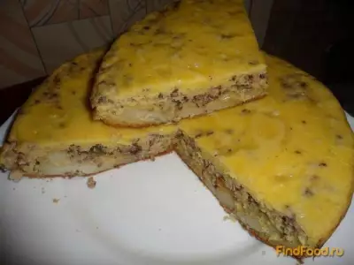 Пирог с сардинами и картошкой рецепт с фото