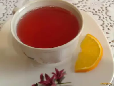 Ягодный компот с апельсином рецепт с фото