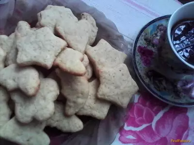 Песочное печенье с корицей и имбирем рецепт с фото