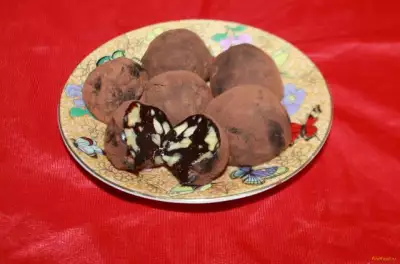 Шоколадные конфеты из сгущенного молока рецепт с фото