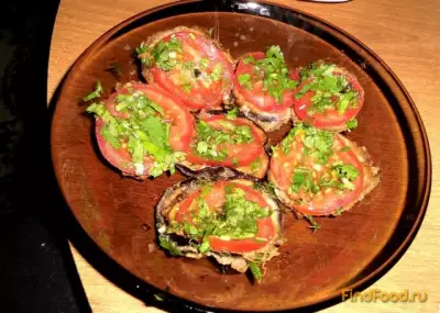 Жареные баклажаны с помидорами рецепт с фото