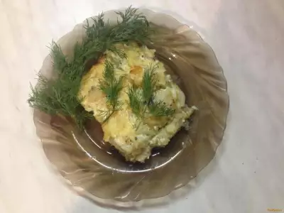 Картофельная запеканка с рыбой рецепт с фото