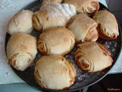 Бездрожжевые булочки с корицей на закваске рецепт с фото