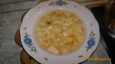 Картофельно-вермишелевый супчик с курочкой рецепт с фото