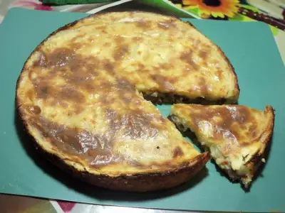 Картофельный пирог с грибами рецепт с фото