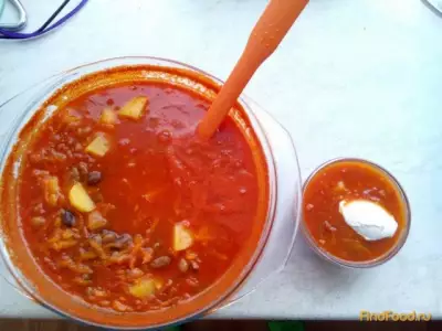 Фасолевый суп с томатами рецепт с фото