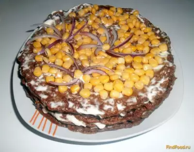 Вкусный печеночный торт рецепт с фото