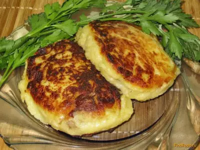 Картофельные зразы с мясом рецепт с фото
