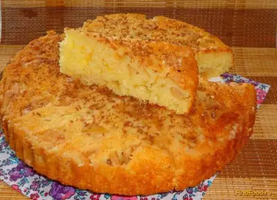Яблочный пирог с манкой рецепт с фото
