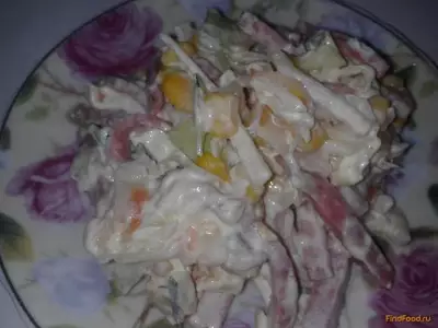 Летний салат с капустой и помидорами рецепт с фото