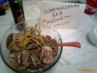 Горячий салат из овощей гриль рецепт с фото