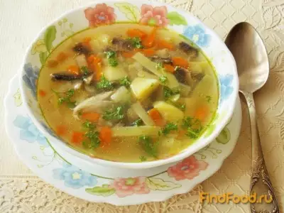 Суп с грибами и лапшой рецепт с фото