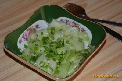 Салат из зеленой редьки рецепт с фото