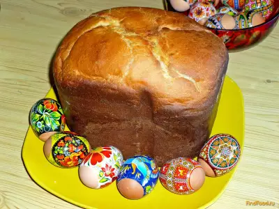 Кулич с вишней и орехами в хлебопечке рецепт с фото