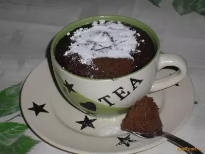 Кофейный кекс в кружке рецепт с фото