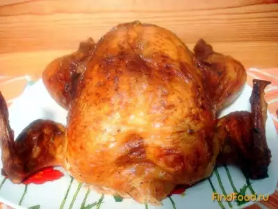 Пряная курица фаршированная яблоками рецепт с фото