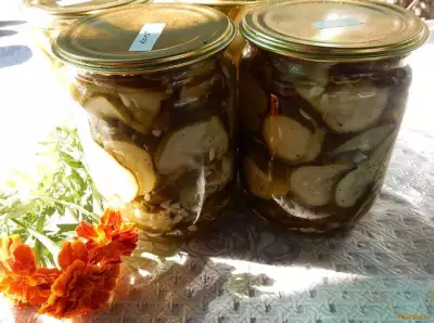 Салат из огурцов с чесноком на зиму рецепт с фото