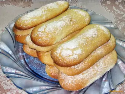 Печенье Савоярди по - домашнему рецепт с фото