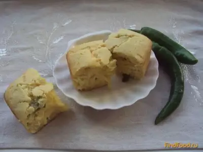 Кукурузный хлеб с сыром и перцем халапеньо рецепт с фото