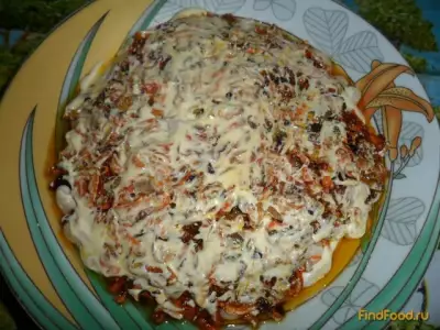 Слоенный салат с фасоли рецепт с фото