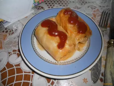 Голубцы в томатно-сметанном соусе рецепт с фото