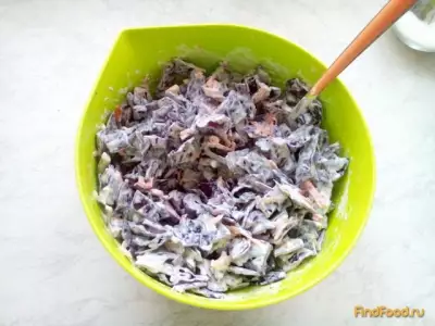 Капустный салат с нежной заправкой рецепт с фото