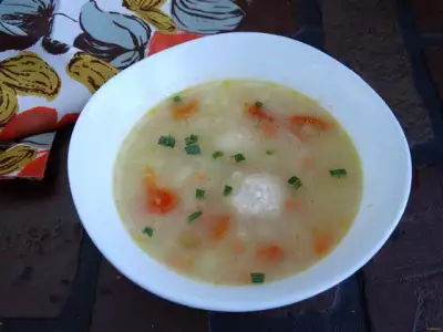 Овсяный суп с фрикадельками и овощами рецепт с фото