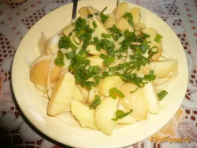 Салат картофельный с горчичной заправкой рецепт с фото