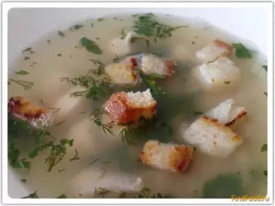 Суп из белой фасоли и курицы рецепт с фото