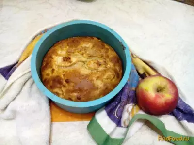 Яблочный пирог на йогурте рецепт с фото