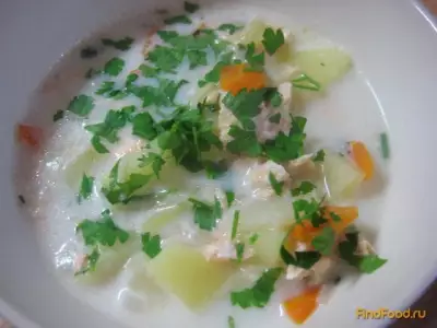 Сырный суп с семгой рецепт с фото