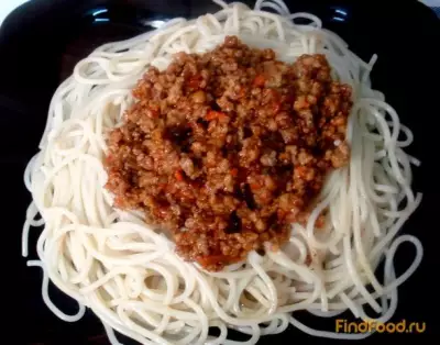 Спагетти с соусом Болоньезе рецепт с фото