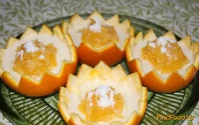 Десерт апельсиновая зима рецепт с фото