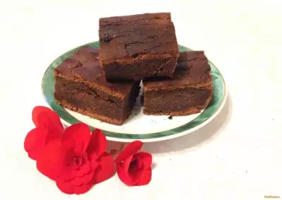 Пирог с горьким шоколадом рецепт с фото