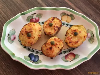 Картофельные лодочки с сыром рецепт с фото