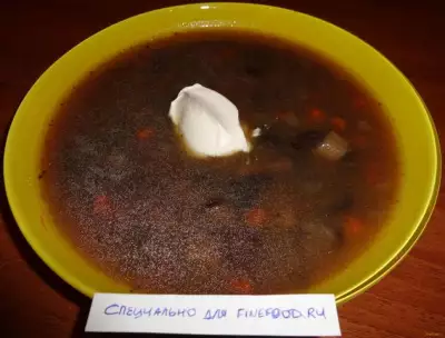 Грибной суп из свежих лесных грибов рецепт с фото