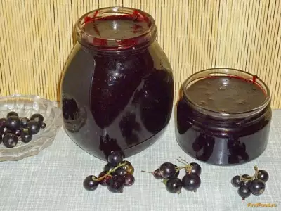 Желейное варенье из черной смородины рецепт с фото