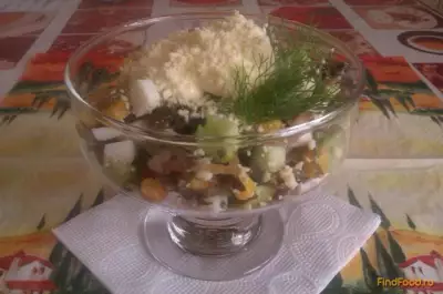 Салат из морской капусты с огурцом рецепт с фото