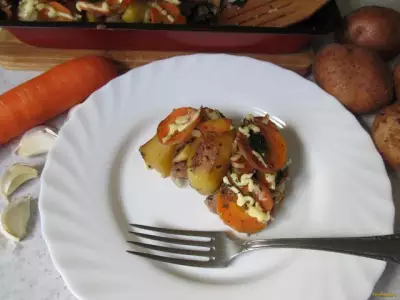 Картофель запеченный в духовке рецепт с фото
